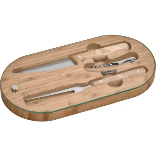 Okiyo Suraisu Bamboo Food & Wine Set Unbranded